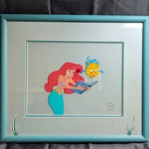 Disney Little Mermaid "Storytime With Ariel" Sericel w/COA 5000 limited edition